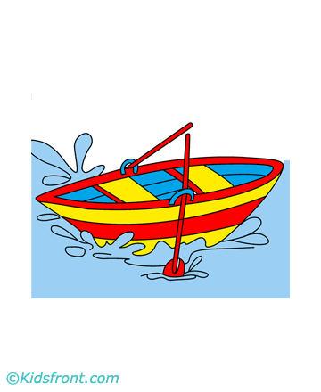 Canoe Coloring Pages