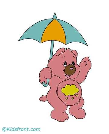 Daydream Bear Coloring Pages