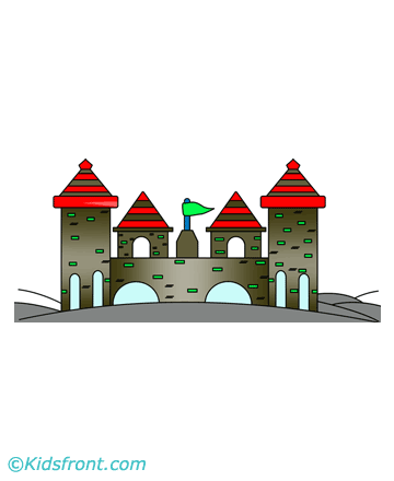 Royal Castle Coloring Pages