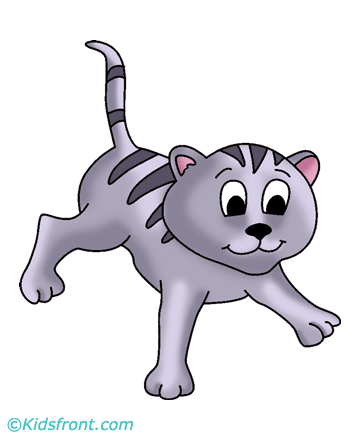 Cute Cat Coloring Pages