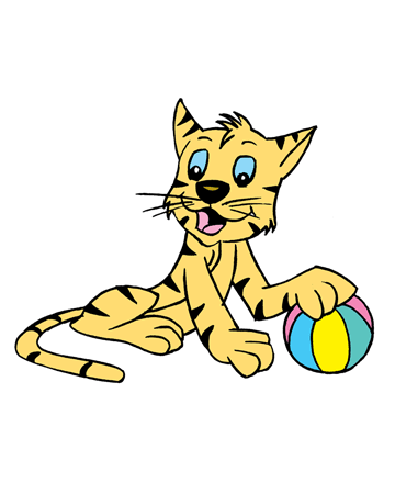 Domestic Cat Coloring Pages