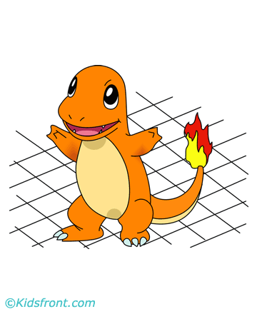 Charmander Coloring Pages