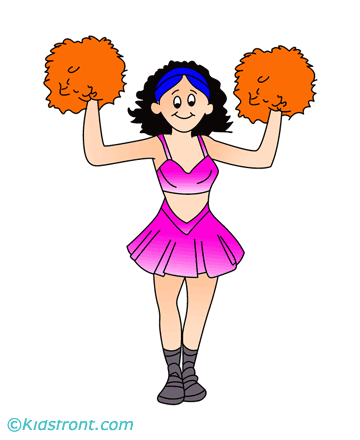 Cheer Girl Coloring Pages