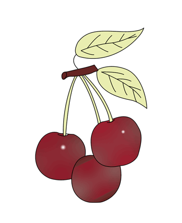 Cherry Coloring Pages