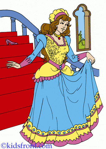 Cinderella Theme Coloring Pages