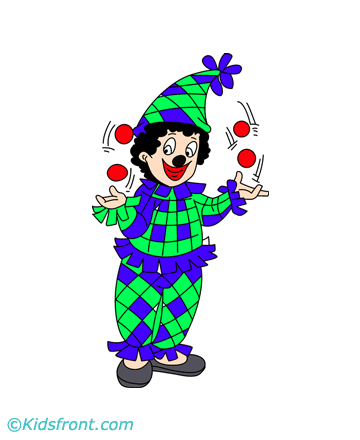 Funny Joker Coloring Pages