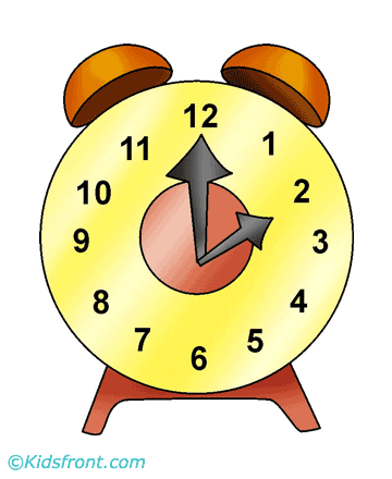 Clock Coloring Pages