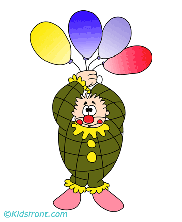 Clown Coloring Pages