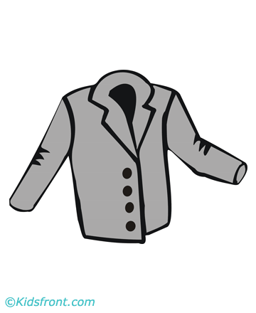 Coat Coloring Pages