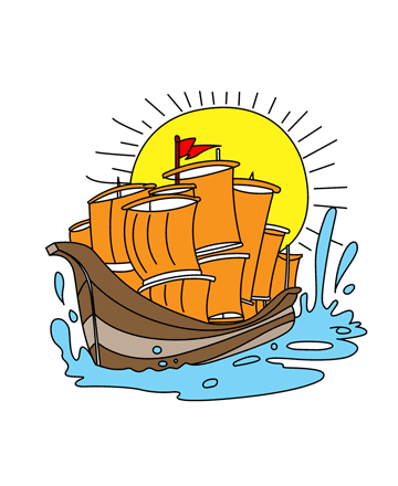 Columbus Ships Coloring Pages
