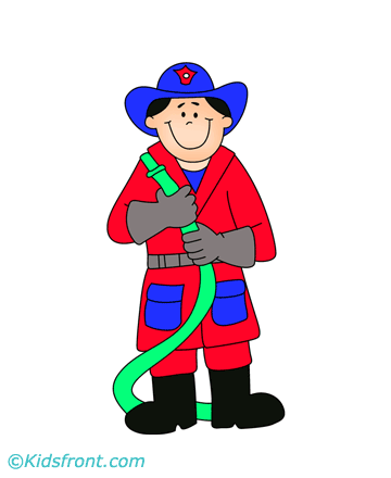 Fireman Coloring Pages