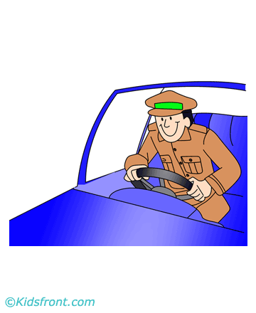 Driver Coloring Pages