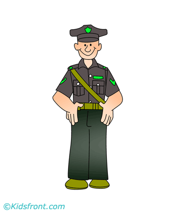 Policeman Coloring Pages