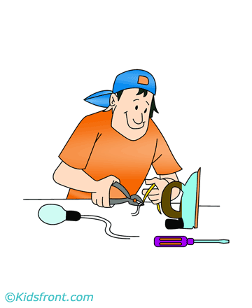 Electrician Coloring Pages