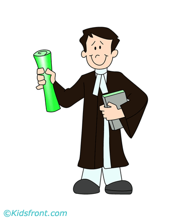 coloring pages lawyer