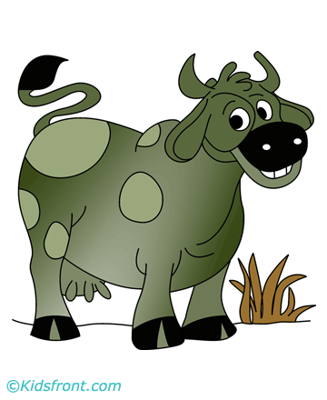 Ugly Cow Coloring Pages