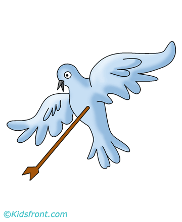 Injured Pigeon Coloring Pages