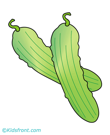 Cucumber Coloring Pages