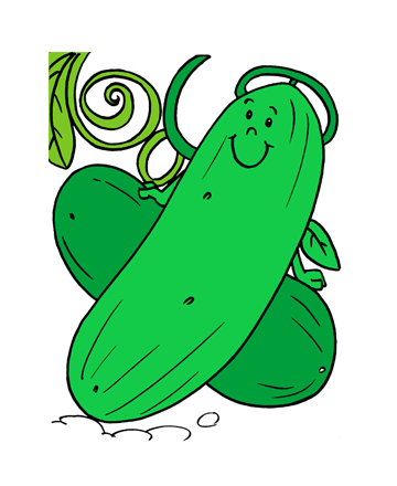 Cucumber1 Coloring Pages