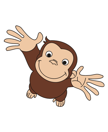 The Curious George Coloring Pages