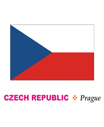 Czceh Republic Flag Coloring Pages