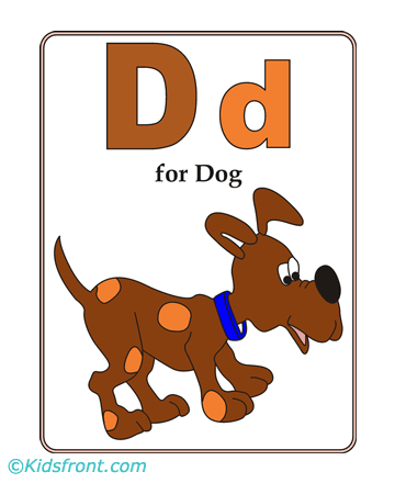 D-preschool Alphabet Coloring Pages