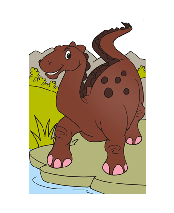 The First Dinosour Coloring Pages