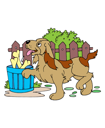 Dog Care Coloring Pages