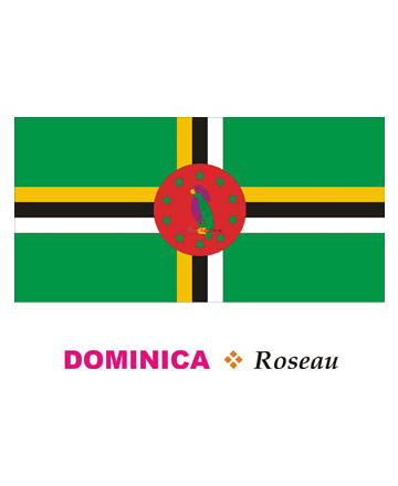 Dominica Flag Coloring Pages