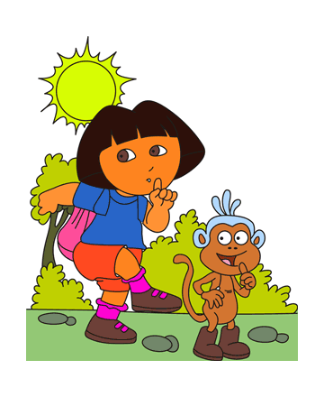 Dora Dolls Coloring Pages