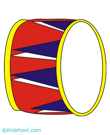 Drum Coloring Pages