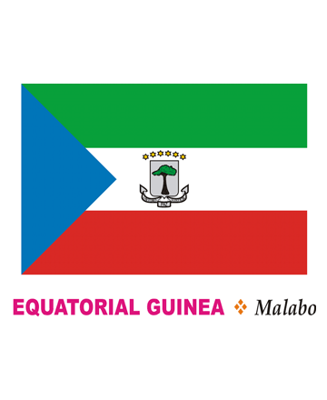 Equatorial Guinea Flag Coloring Pages