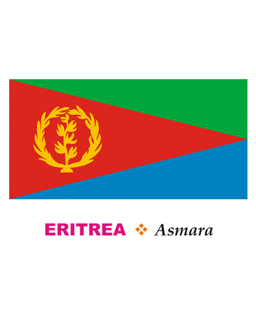 Eritrea Flag Coloring Pages