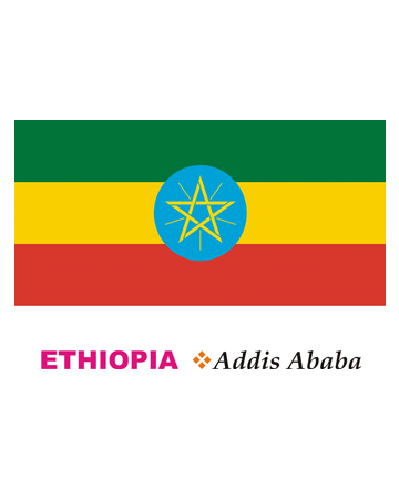 Ethiopia Flag Coloring Pages