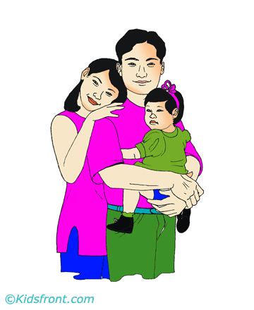 Family Coloring Pages