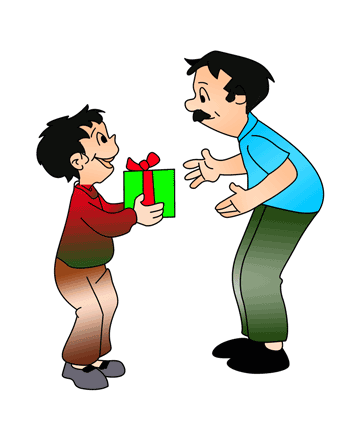 Fathers Day Gift Coloring Pages