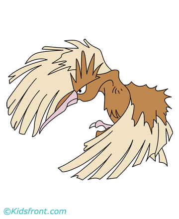 Fearow Coloring Pages