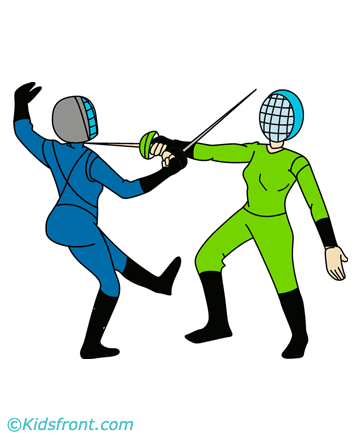 Defense Fencing Coloring Pages