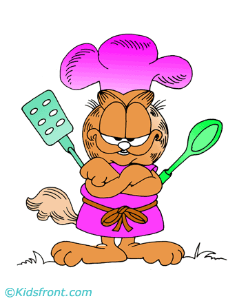 Angry Garfield Coloring Pages