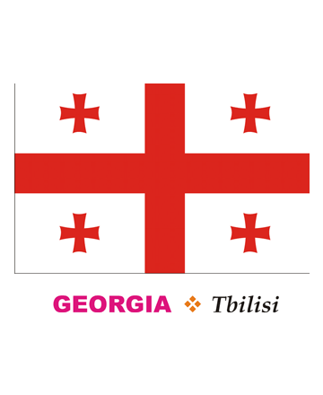 Georgia Flag Coloring Pages