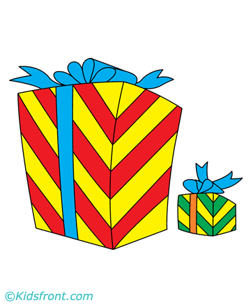 Gifts Coloring Pages