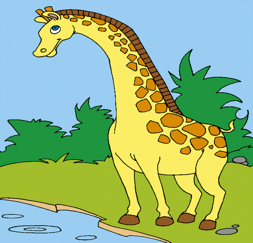 Giraffe Coloring Pages