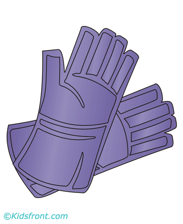 Gloves Coloring Pages