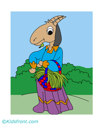 Dear Goat Coloring Pages