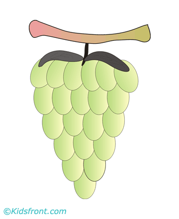 Grapes Coloring Pages