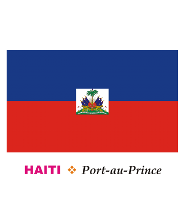 Haiti Flag Coloring Pages