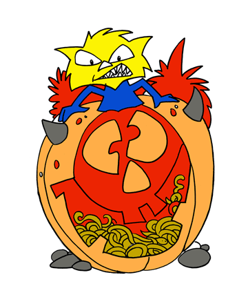 Halloween Clipart Coloring Pages