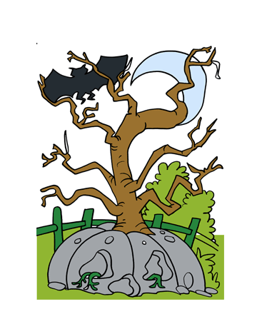 Halloween Tree Coloring Pages