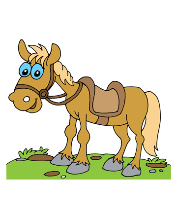 Horse Show Coloring Pages