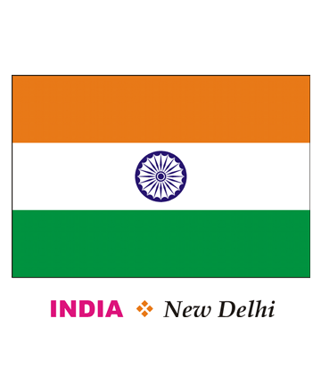 India Flag Coloring Pages